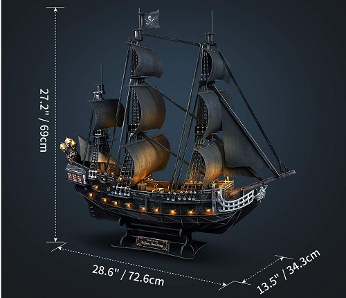 taille-dimension-maquette-bateau pirate