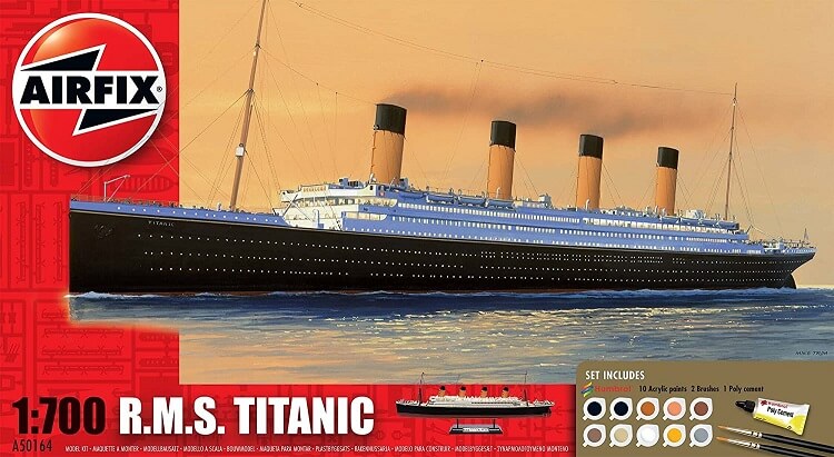 Airfix-Maquette-Coffret-Titanic