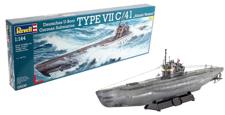 Maquette-sous-marin-type-VII-C41-Revell