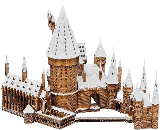 Metal-Earth-Hogwarts-in-Snow